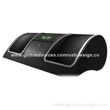 Touch Screen 2-channel Stereo New Bluetooth Speaker with 6W Rated Power, 50Hz-20kHz Frequency